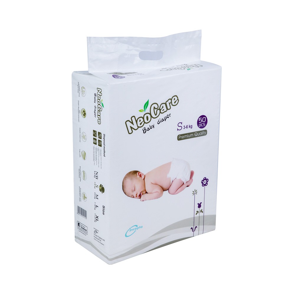 NEOCARE Baby Diapers – S (3–6 kg) Premium – 30 pcs